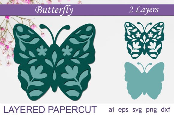 Bringing Depth to Flat Surfaces: A Practical Guide to the Papercut Layered Butterfly and Flowers Design