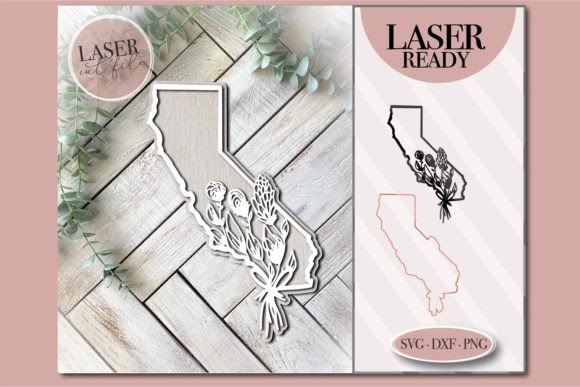 California Floral SVG Design Guide