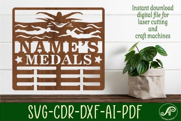 Creating a Personalized Swimmer Female Medal Holder Name Svg for Modern Athletes