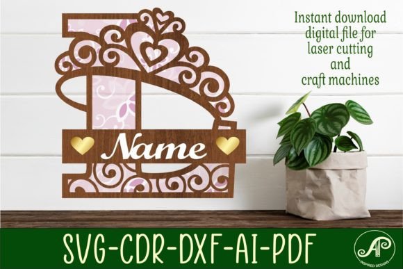 Crown Capital Monogram Letter L SVG Guide