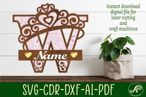 Crown Capital Monogram Letter W SVG: Strategic Design for Branding and Craft Precision