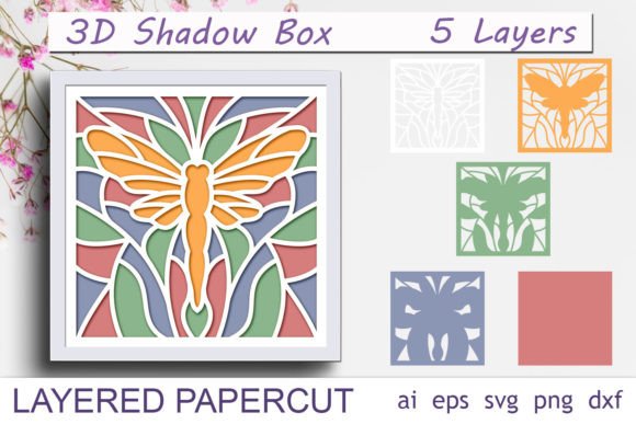 Dragonfly Stained Glass 3d Shadow Box: A Practical Guide to Digital Cutting Files for Crafters