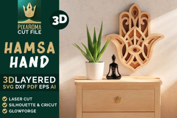 Hamsa Hand 3D Layered Protective Hamsa: A Guide to Creating Flawless Wall Art