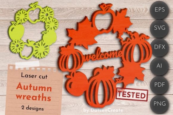 Integrating the Fall Wreath, Leaves Apples Door Hanger into Your Seasonal Production Workflow