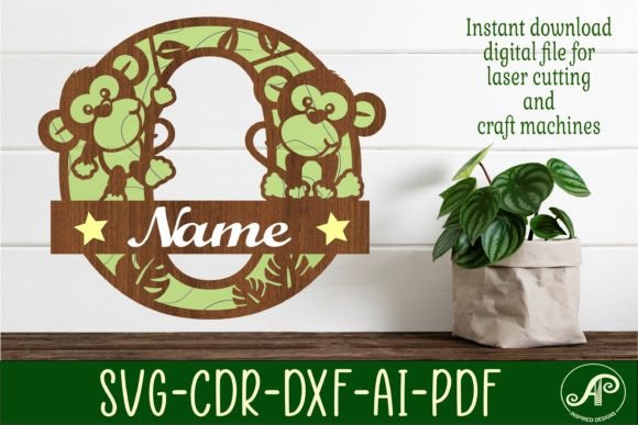 Mastering the Monkey Capital Monogram Letter O SVG for Precision Crafting