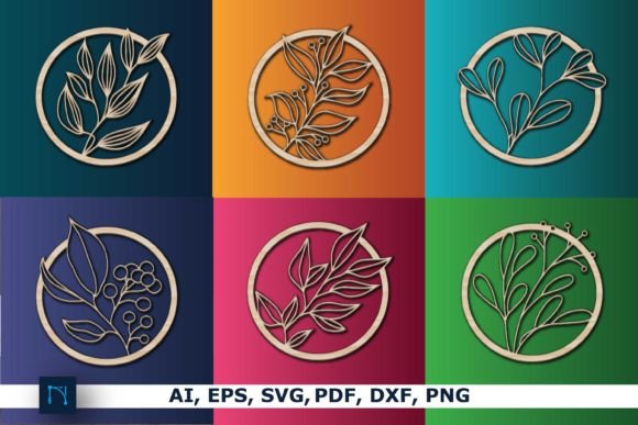 Round Floral Wall Decor Bundle SVG Guide