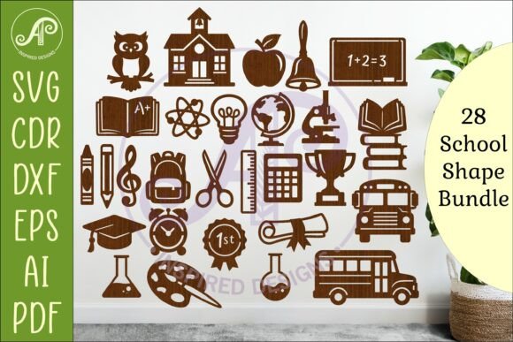 School Icons SVG Teacher Bundle: Elevating Educational Design with Precision and Ease