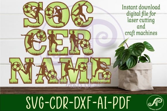 Soccer Football Alphabet Letters Male P