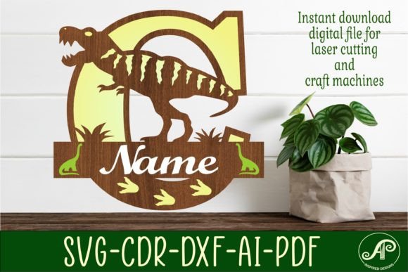 Strategic Branding with the T Rex Monogram Capital Letter C SVG File