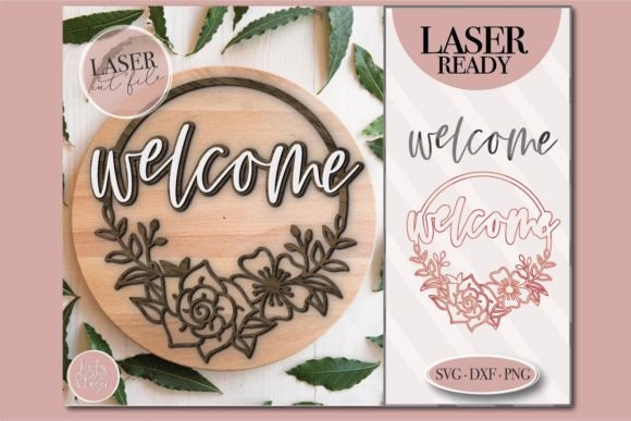 Unlocking the Beauty of Digital Crafting: A Guide to the Floral Welcome Wreath SVG